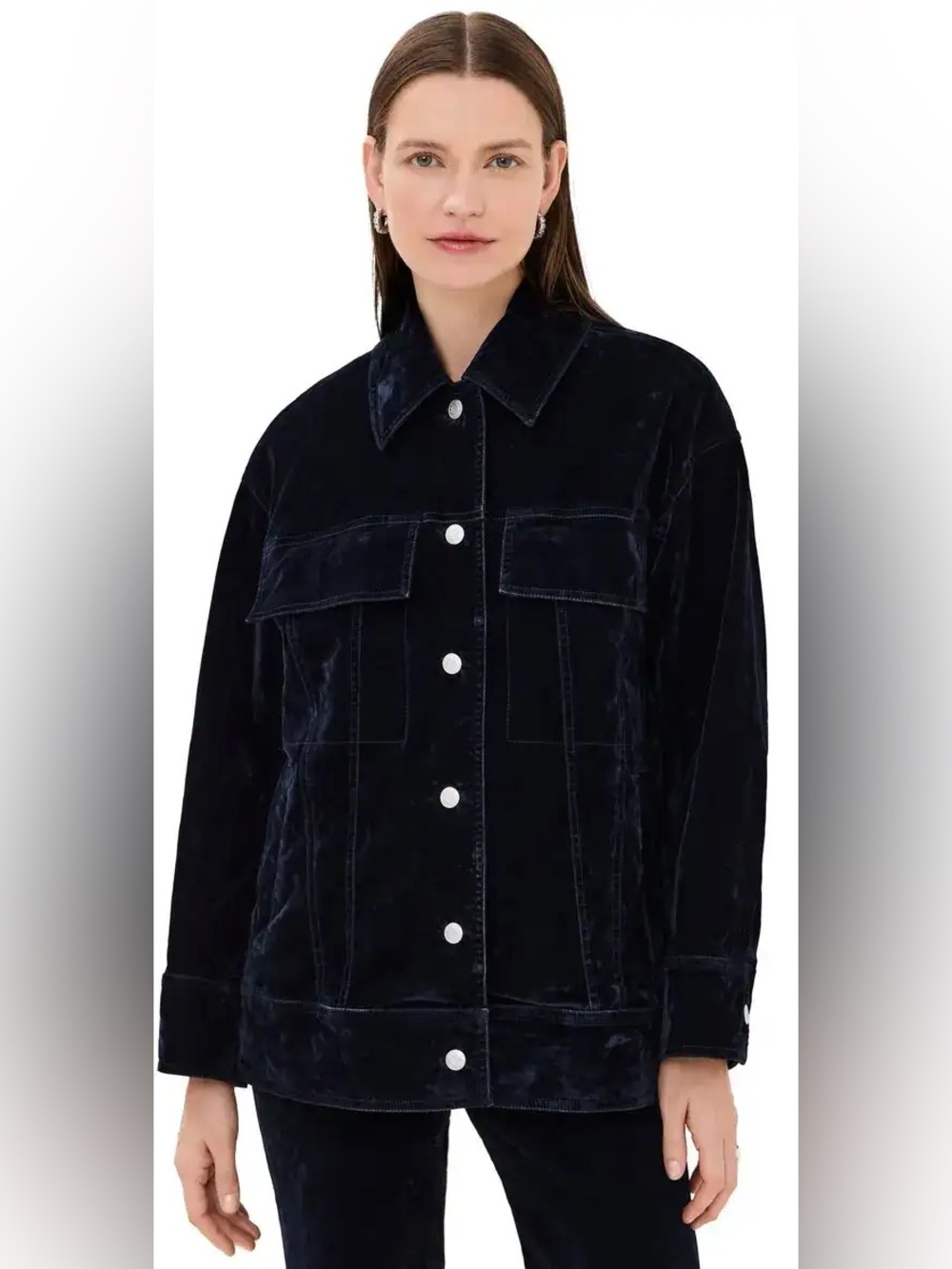 A.L.C. Dean Velvet Trucker Jacket XS